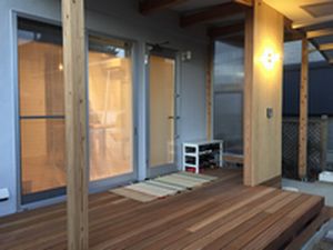 アメリカンスタイル、オシャレな玄関に変わりました！