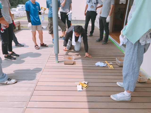 メンテナンス　ワークショップ　～ウッドデッキ編～開催しました。