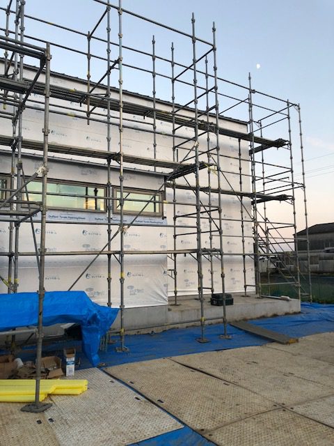 カイテキホームの新築現場