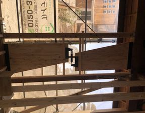 リノベーション　陰の主役「耐震金物・制震ダンパー」取り付け確認