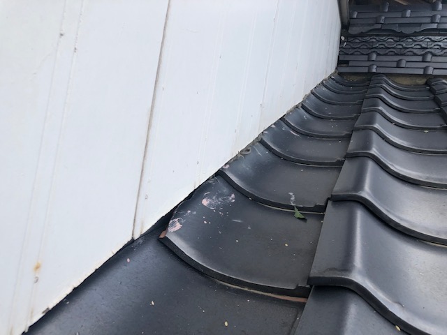 雨漏りの原因を発見