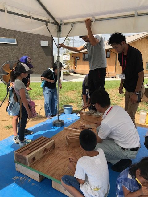 里山住宅博の木工教室に参加してきました。