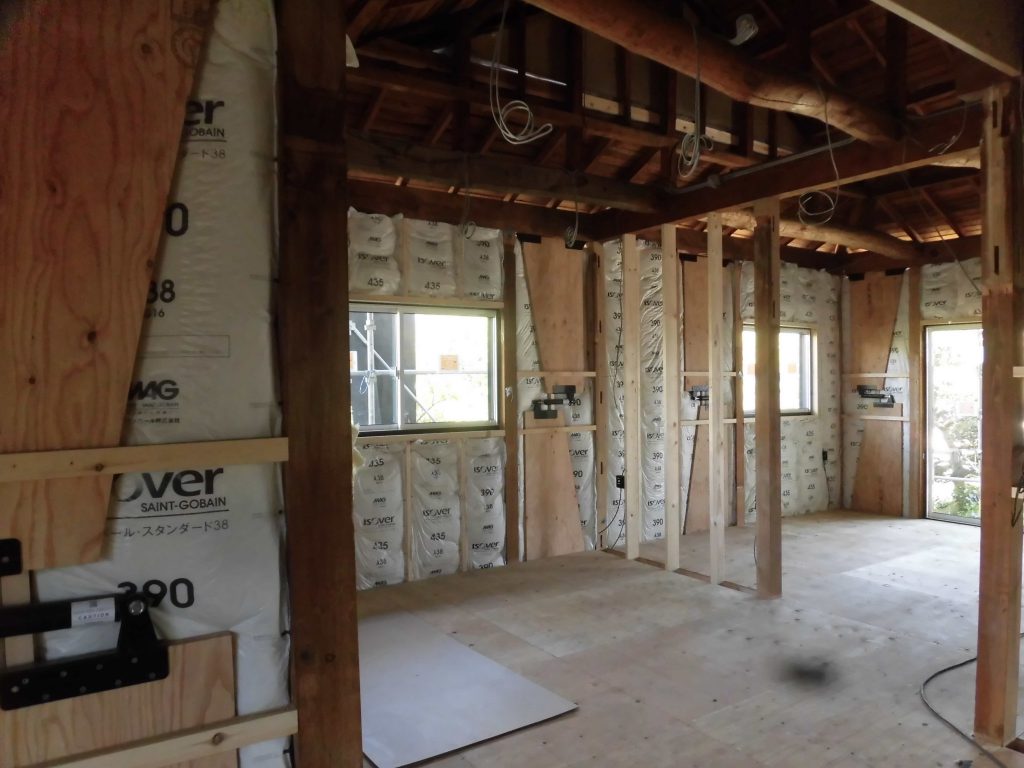 きれいな現場で作業しています