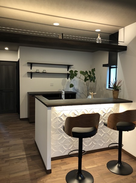 家具が入ったモデルハウス