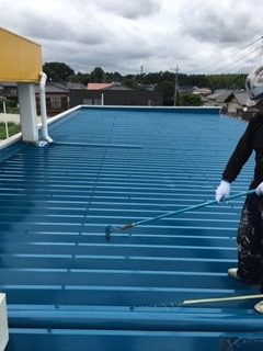 屋根塗装完了！