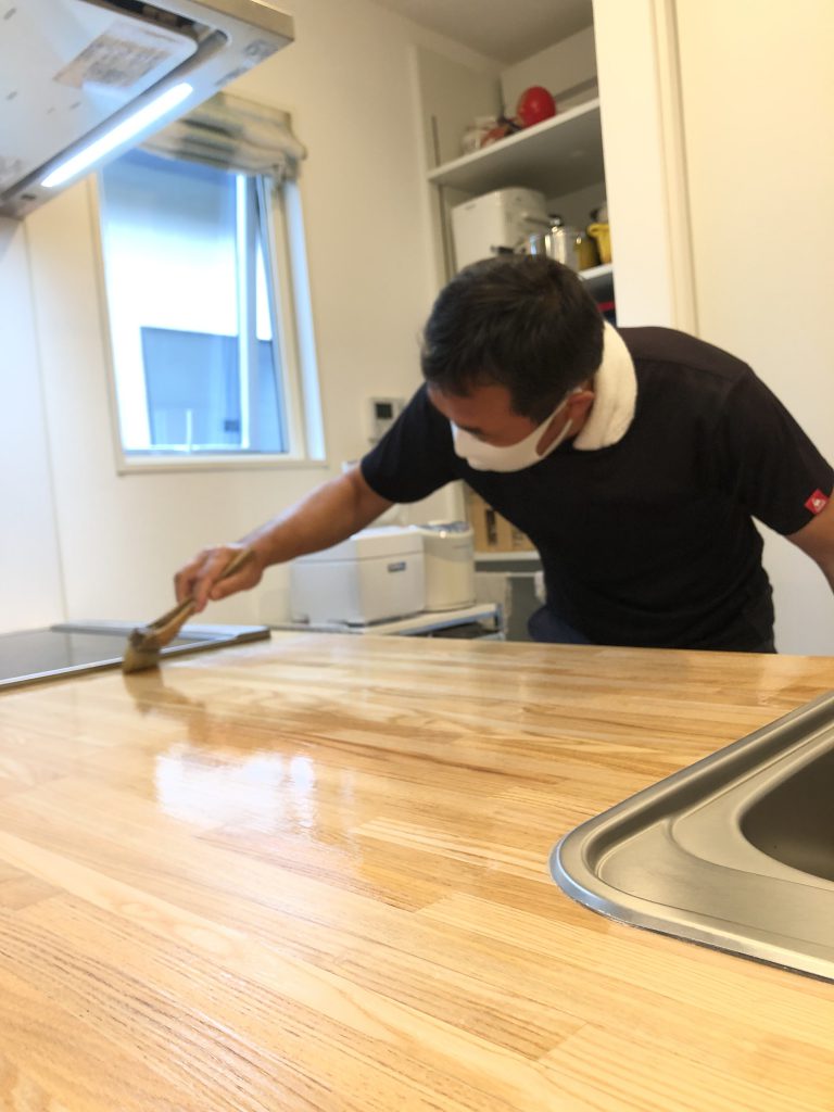 カイテキホームの造作キッチンのお手入れ☀