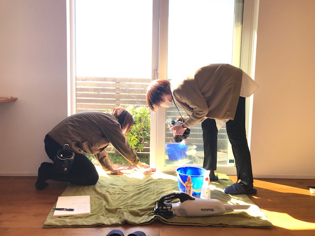 平屋モデルハウスでお掃除講習会！