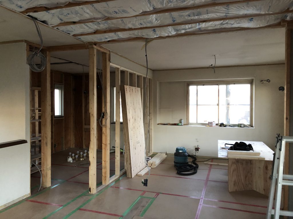 守谷市で中古住宅リノベーション中！