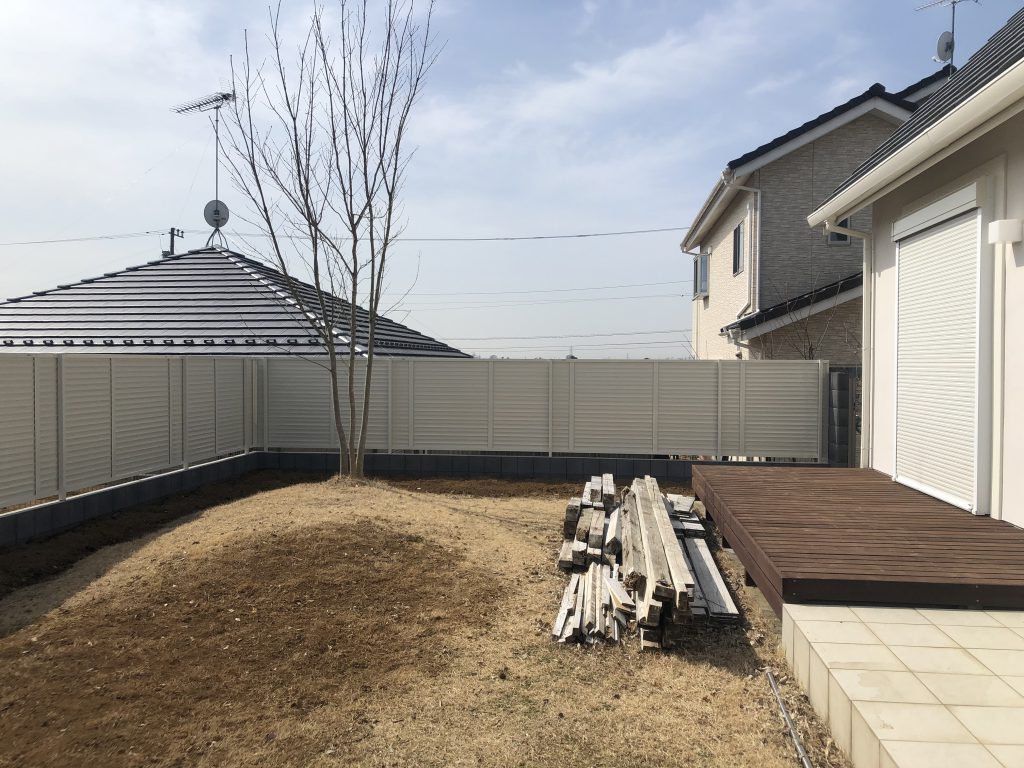 築浅中古住宅の外構工事