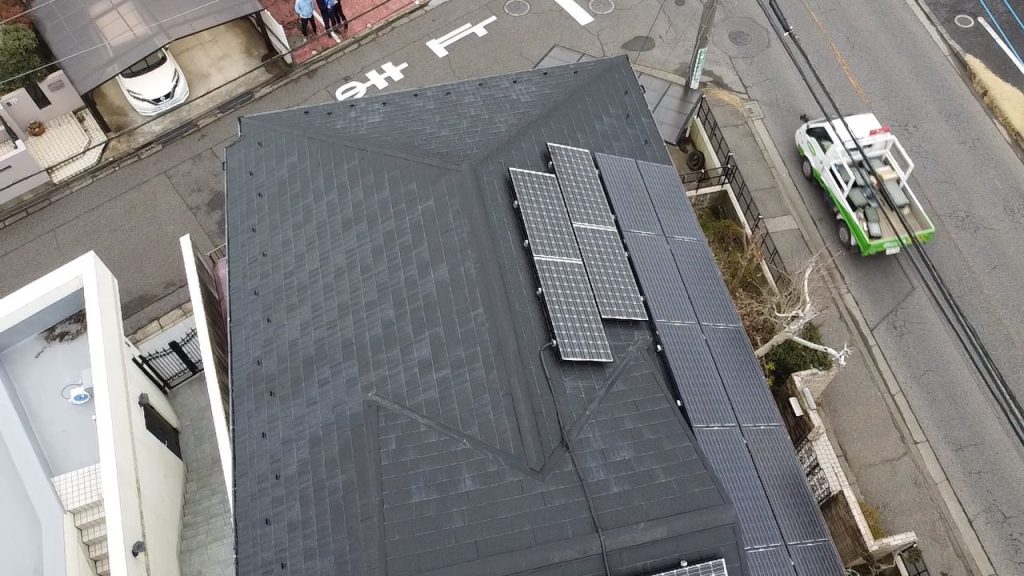 カイテキホームでドローンで屋根検査！