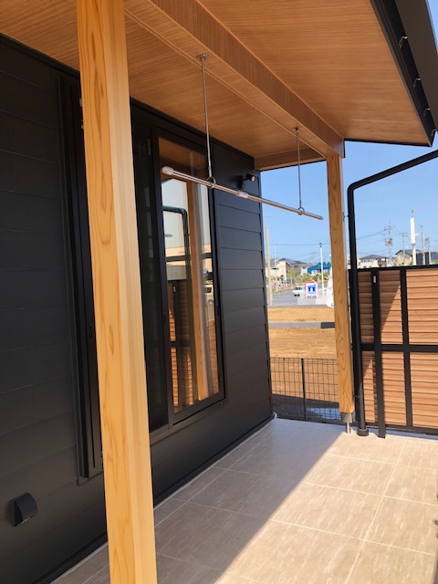 外部用のホスクリーン設置