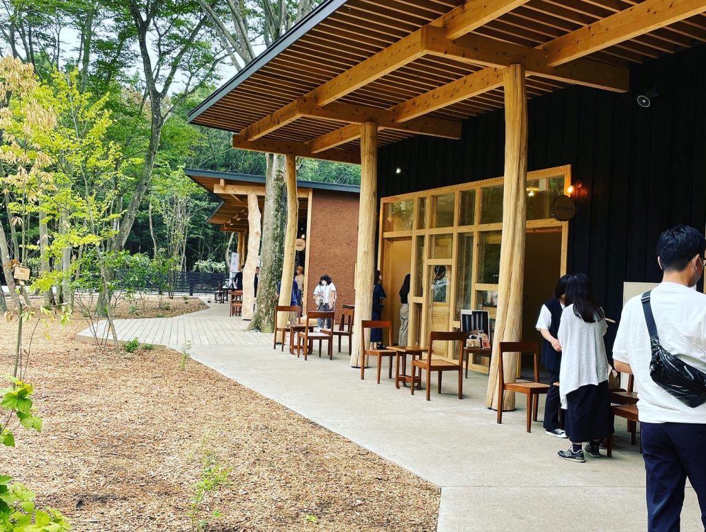 自然素材を使った建物！