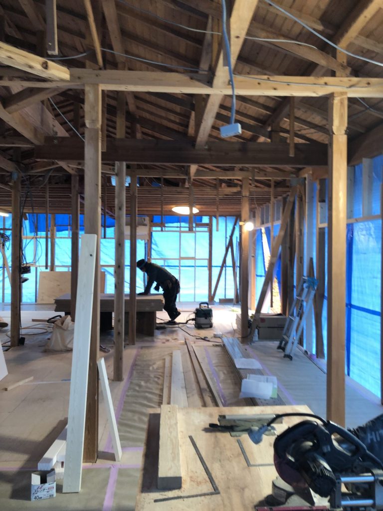 石岡市でリノベーション工事進行中！