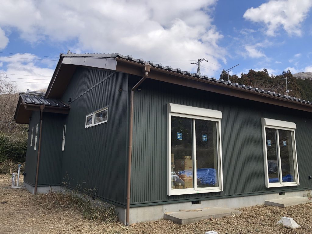 石岡市　リノベーション工事　まもなく完成