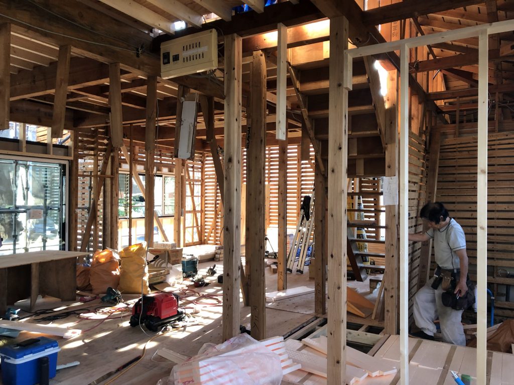 木造２階建てリノベーションの現場をご紹介