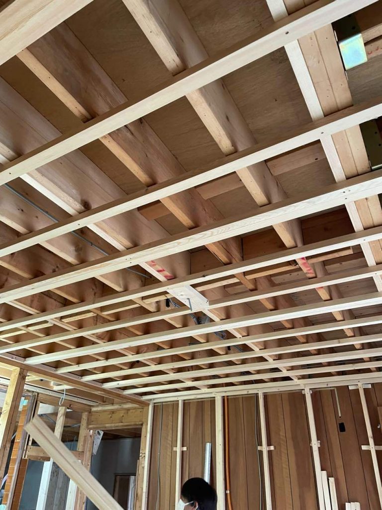 つくば市　築45年住宅リノベーション　　　 -木工事中-