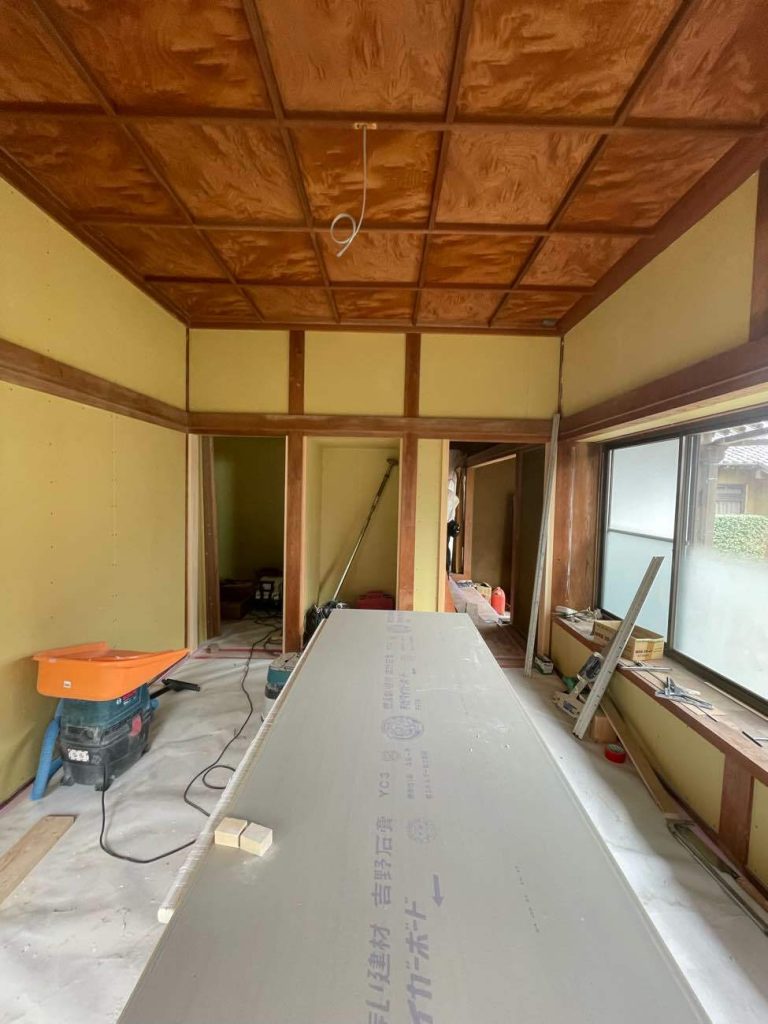 古民家リノベ　解体そして木工事スタート