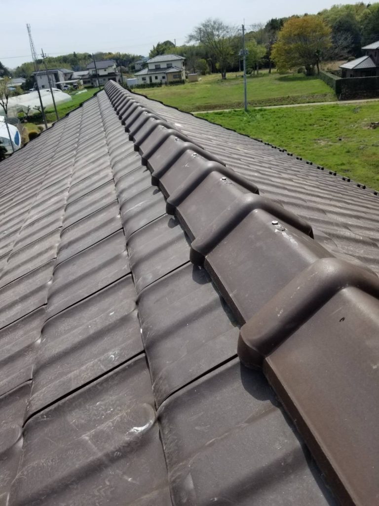 瓦屋根の補修