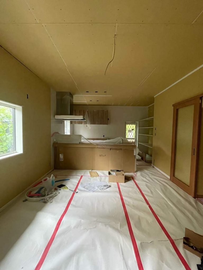 古民家リノベ　設備工事から内装工事　第一弾