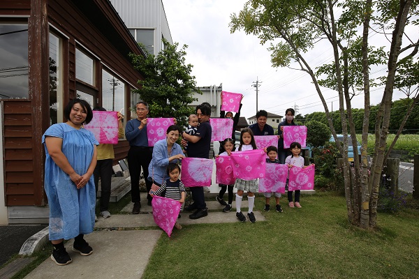 【ベニバナ染め】ワークショップ開催しました！