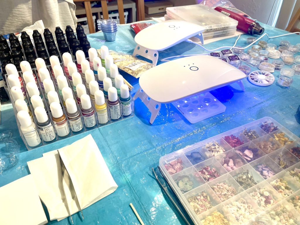 OB様イベント【レジンアクセサリー】作ります